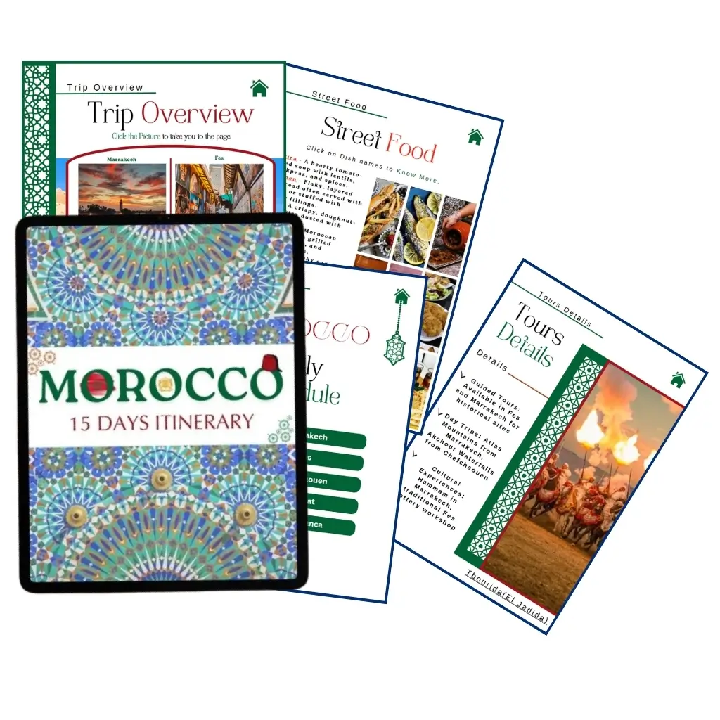 ITINIRARY MOROCCO